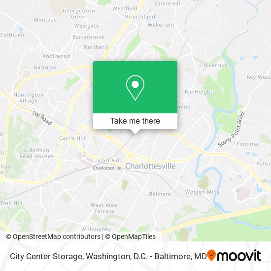 City Center Storage map