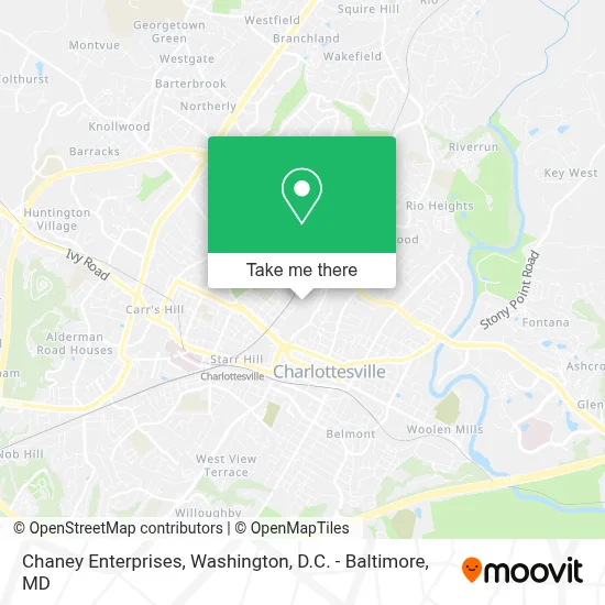 Chaney Enterprises map
