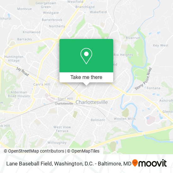 Lane Baseball Field map