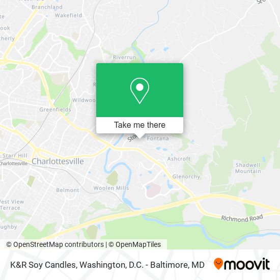 K&R Soy Candles map