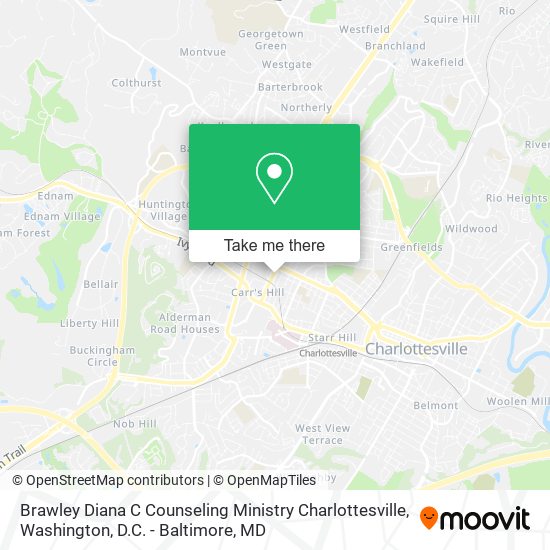 Brawley Diana C Counseling Ministry Charlottesville map