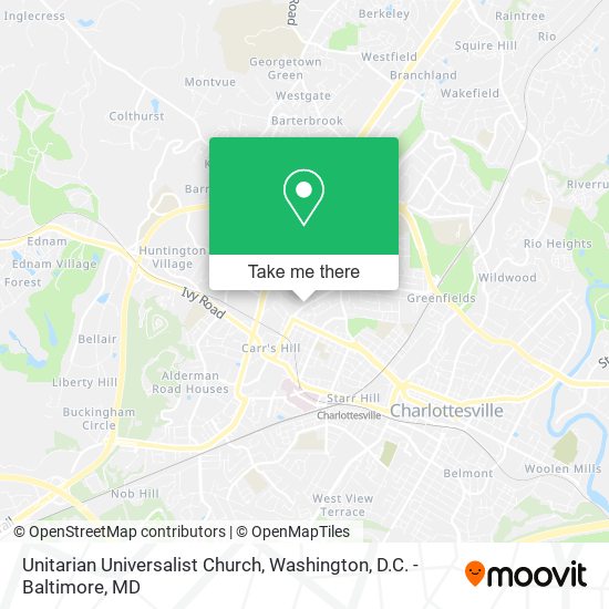 Unitarian Universalist Church map