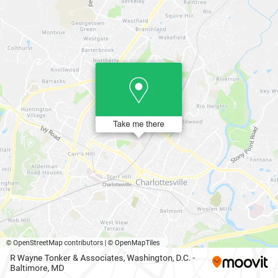 R Wayne Tonker & Associates map