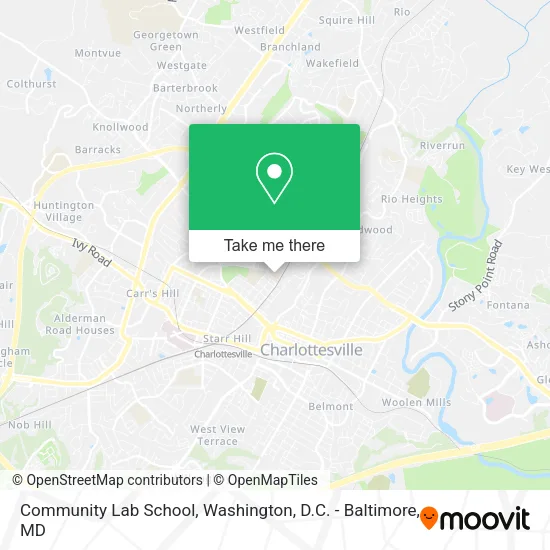 Community Lab School map