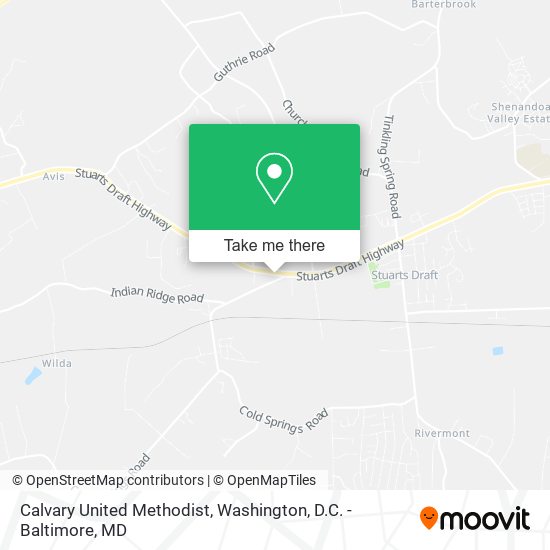Mapa de Calvary United Methodist