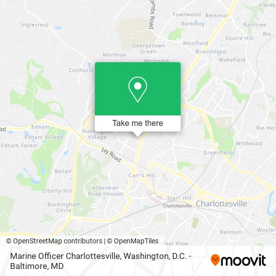 Mapa de Marine Officer Charlottesville