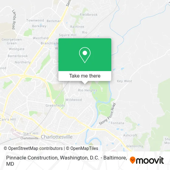 Pinnacle Construction map