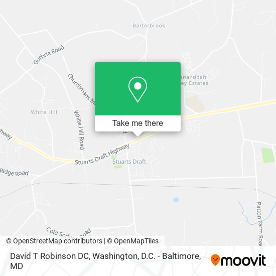 David T Robinson DC map