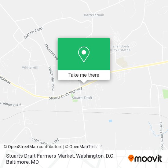 Stuarts Draft Farmers Market map