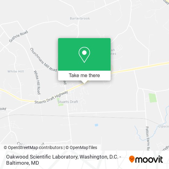 Oakwood Scientific Laboratory map