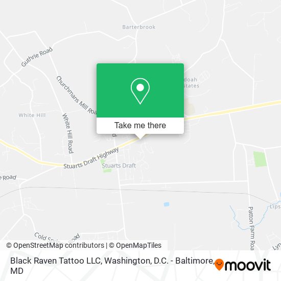 Black Raven Tattoo LLC map