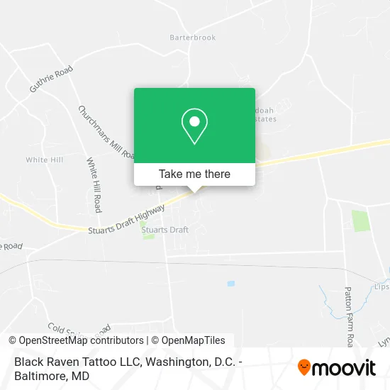 Black Raven Tattoo LLC map