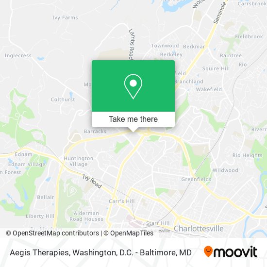 Mapa de Aegis Therapies