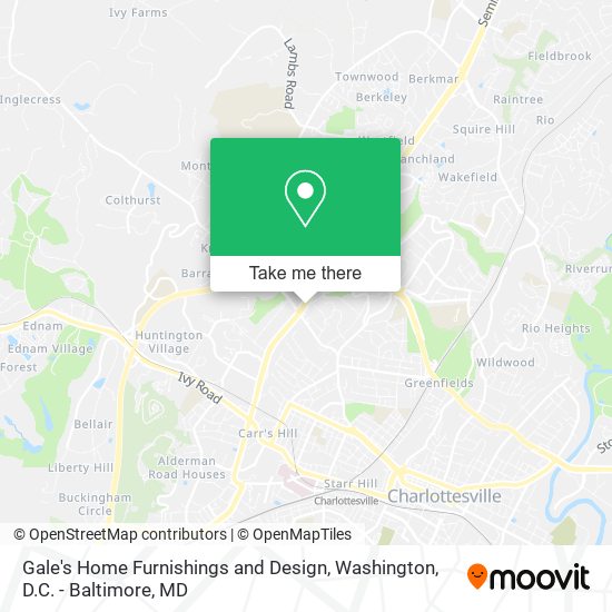 Gale's Home Furnishings and Design map