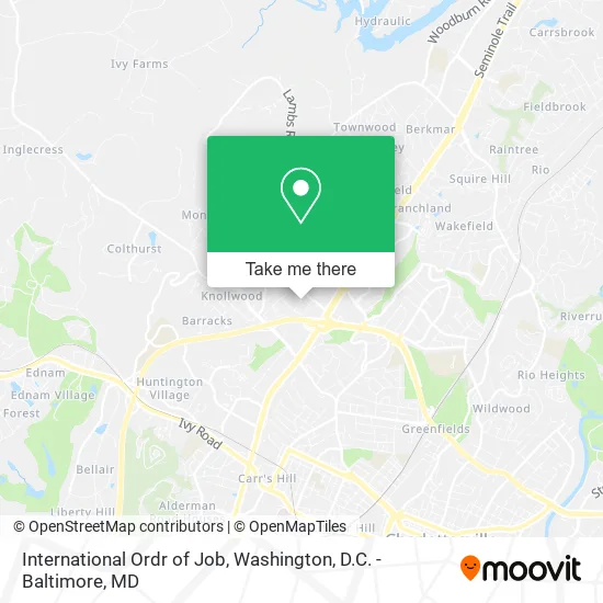 Mapa de International Ordr of Job