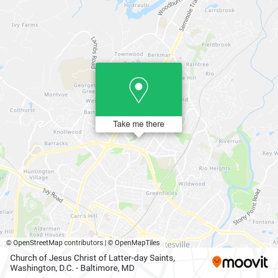 Church of Jesus Christ of Latter-day Saints map