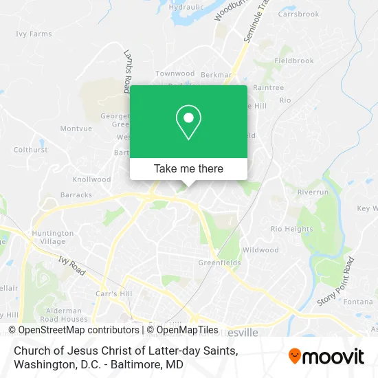 Church of Jesus Christ of Latter-day Saints map