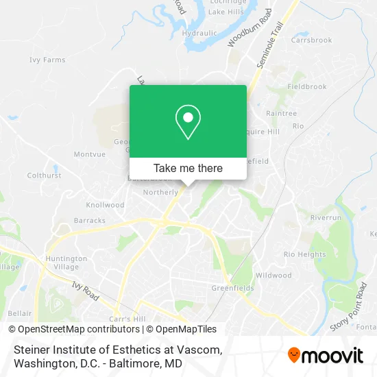 Steiner Institute of Esthetics at Vascom map
