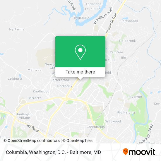 Columbia map