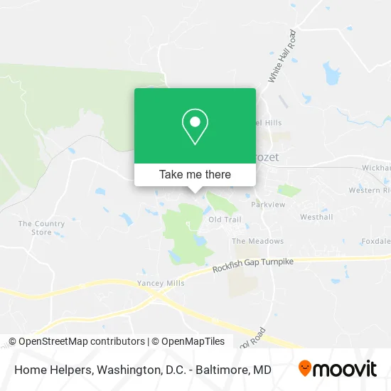 Home Helpers map