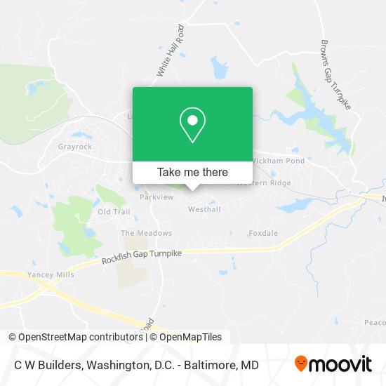 C W Builders map