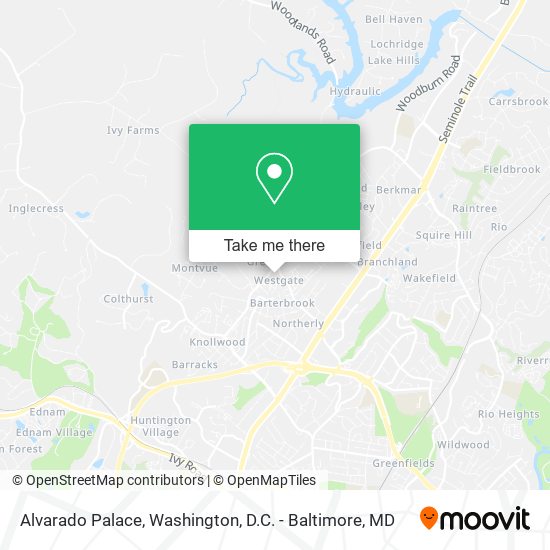 Alvarado Palace map