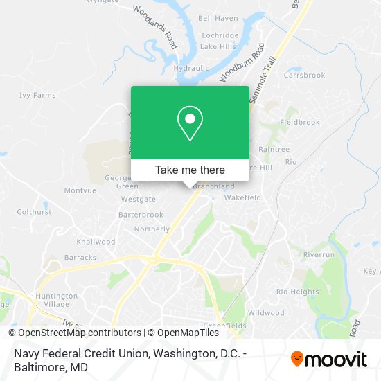 Mapa de Navy Federal Credit Union
