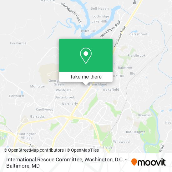 International Rescue Committee map