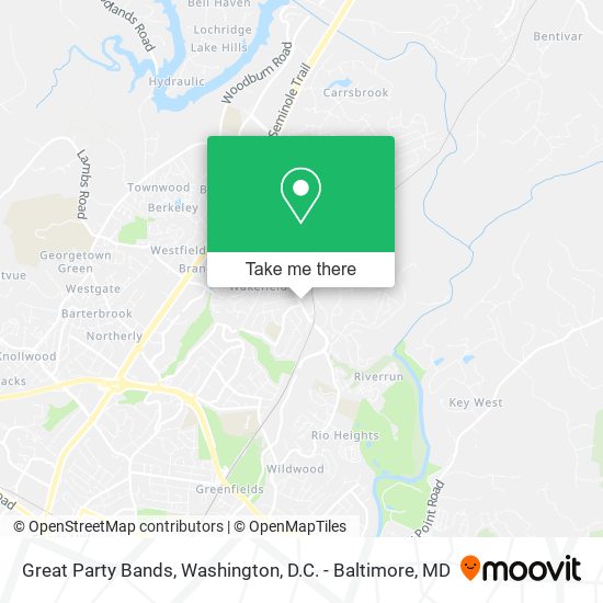 Great Party Bands map