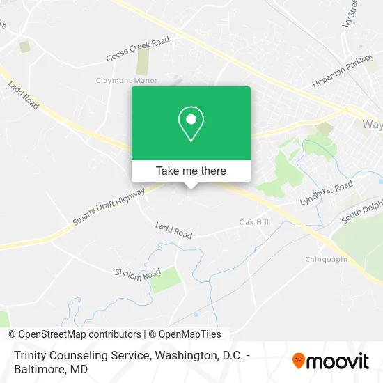 Trinity Counseling Service map