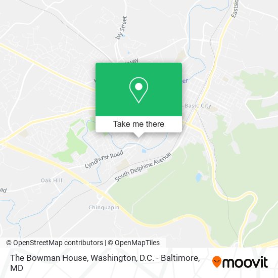 Mapa de The Bowman House
