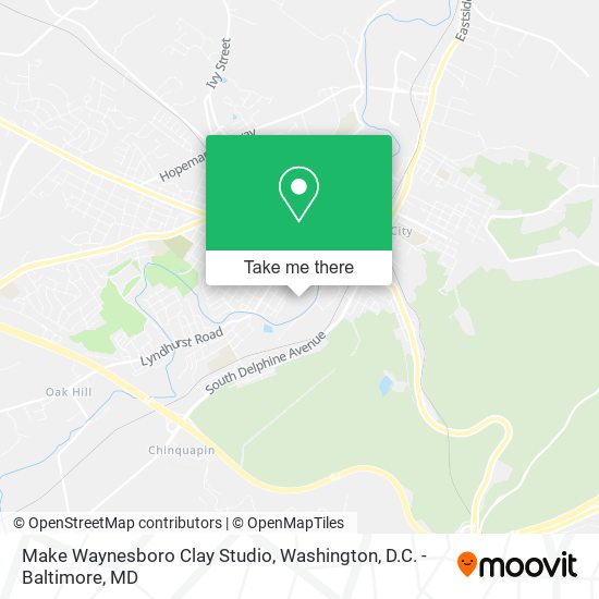 Make Waynesboro Clay Studio map