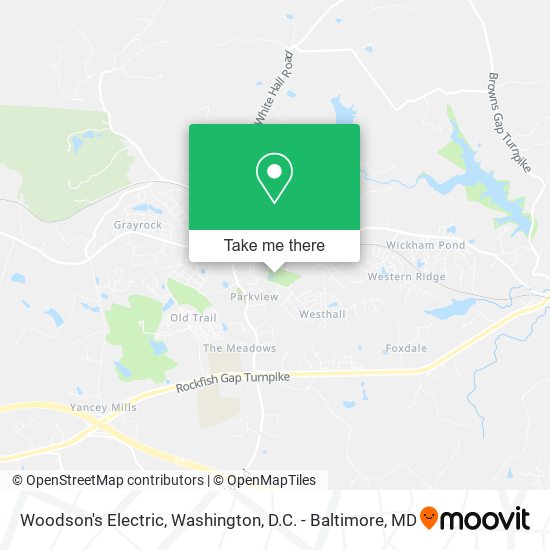 Woodson's Electric map
