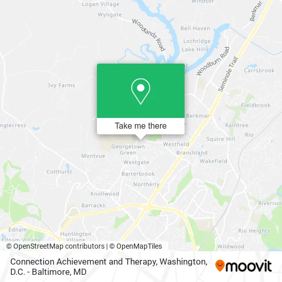 Connection Achievement and Therapy map