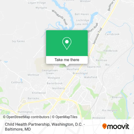 Child Health Partnership map