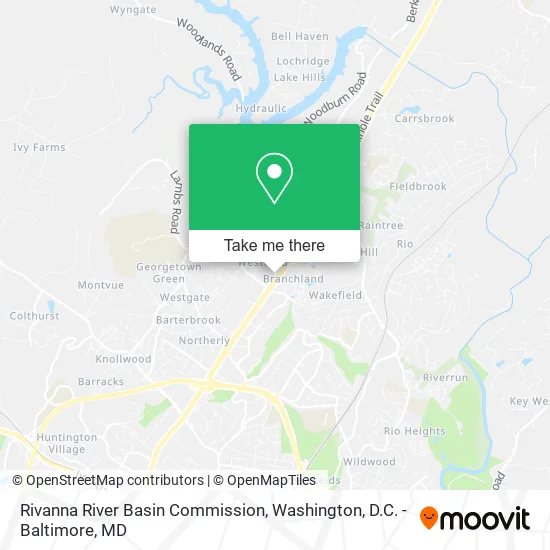 Rivanna River Basin Commission map