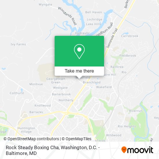 Rock Steady Boxing Cha map