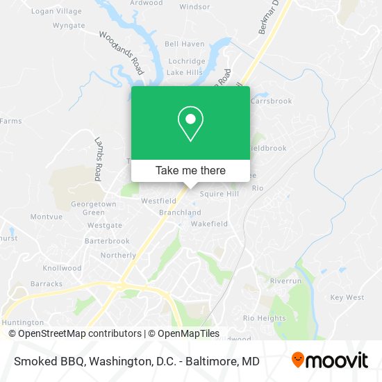 Smoked BBQ map