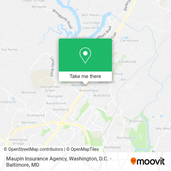 Maupin Insurance Agency map