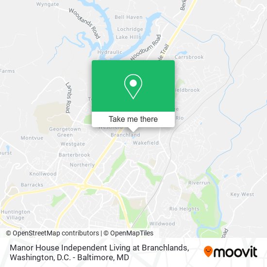 Manor House Independent Living at Branchlands map
