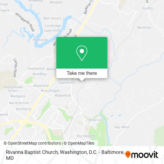 Mapa de Rivanna Baptist Church