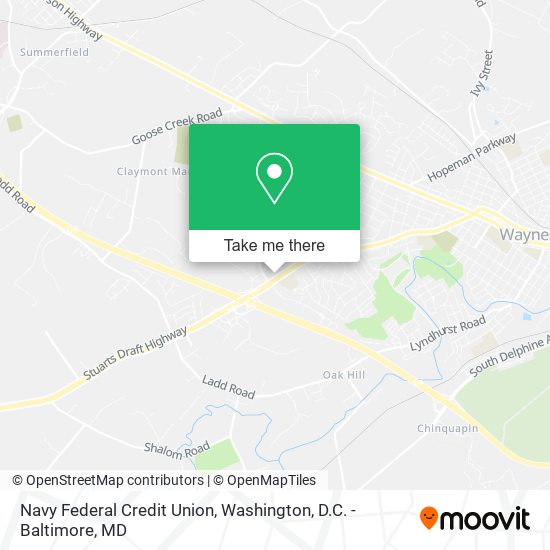 Mapa de Navy Federal Credit Union