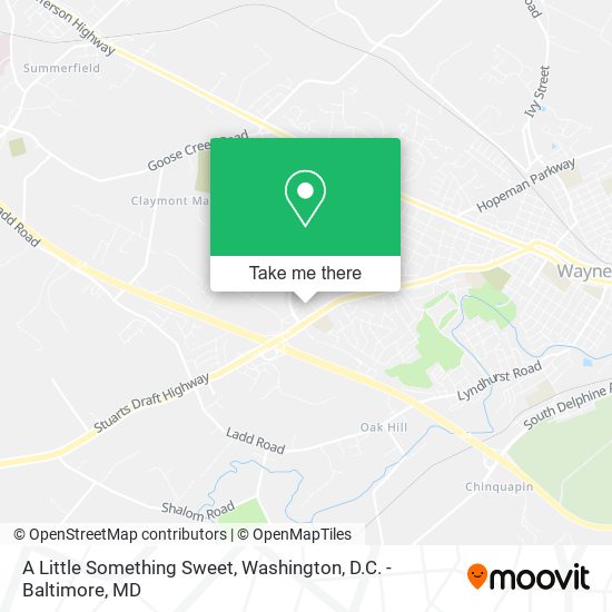 Mapa de A Little Something Sweet