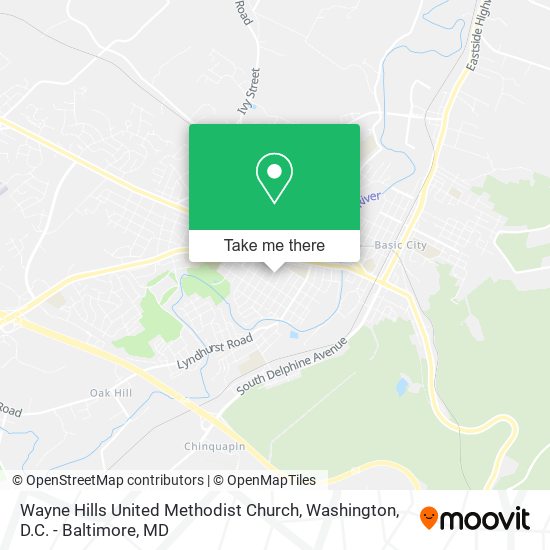 Mapa de Wayne Hills United Methodist Church