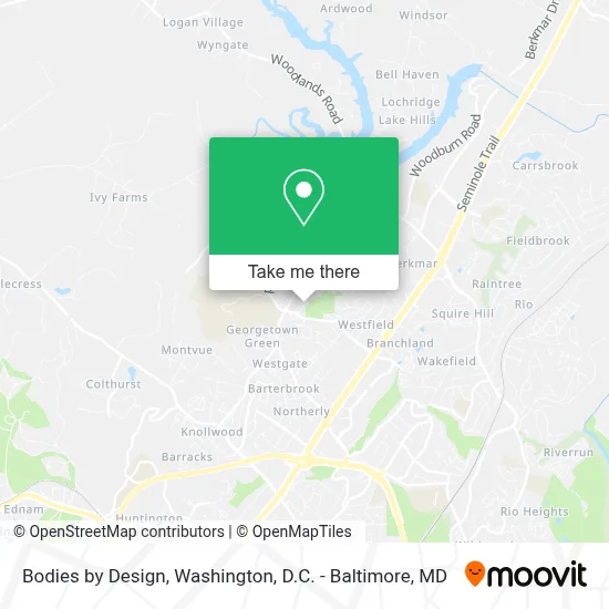 Bodies by Design map
