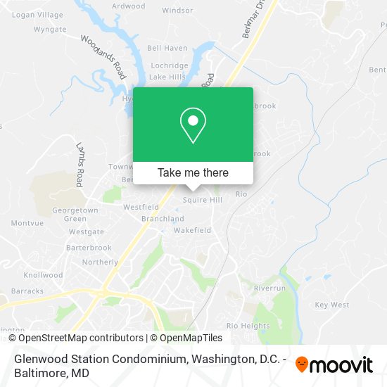 Mapa de Glenwood Station Condominium