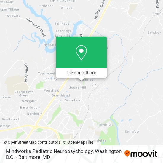 Mindworks Pediatric Neuropsychology map