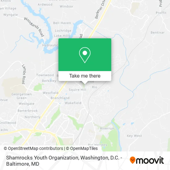 Mapa de Shamrocks Youth Organization