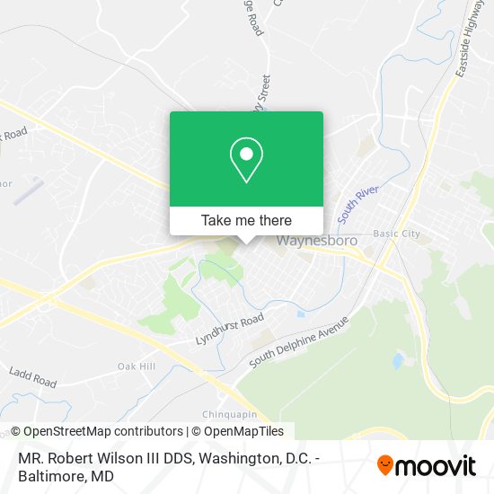 MR. Robert Wilson III DDS map