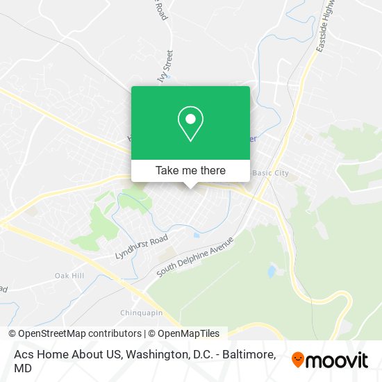 Mapa de Acs Home About US